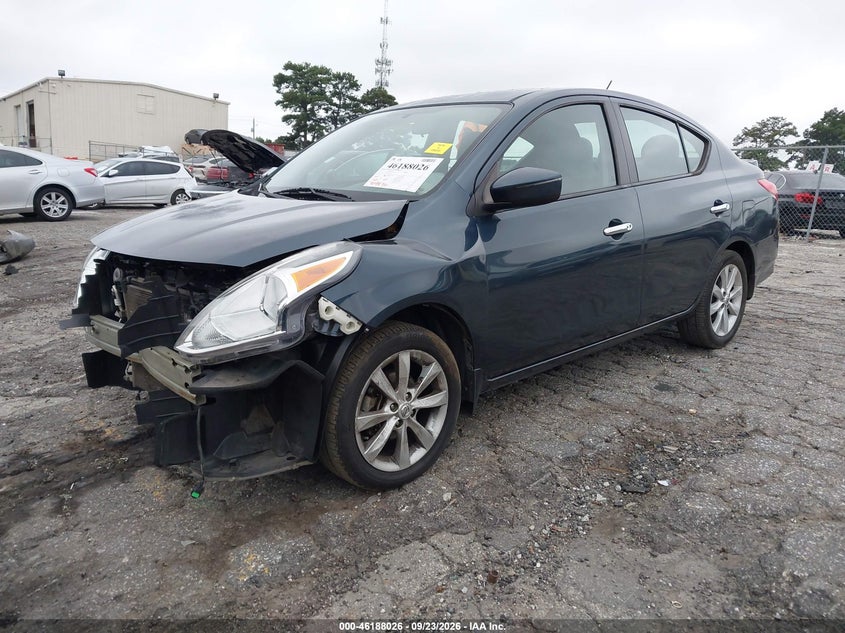 Vin: 3n1cn7ap2hl884222, lot: 46687910, nissan versa 1.6 sl 20172