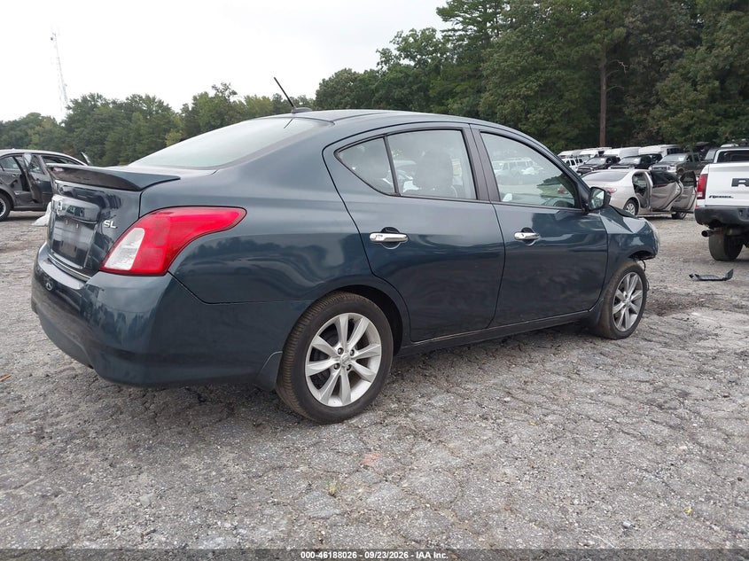 Vin: 3n1cn7ap2hl884222, lot: 46687910, nissan versa 1.6 sl 20174