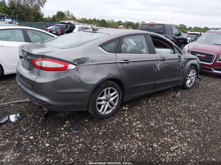 Vin: 1fa6p0hd6e5396819, lot: 46687912, ford fusion se 20144