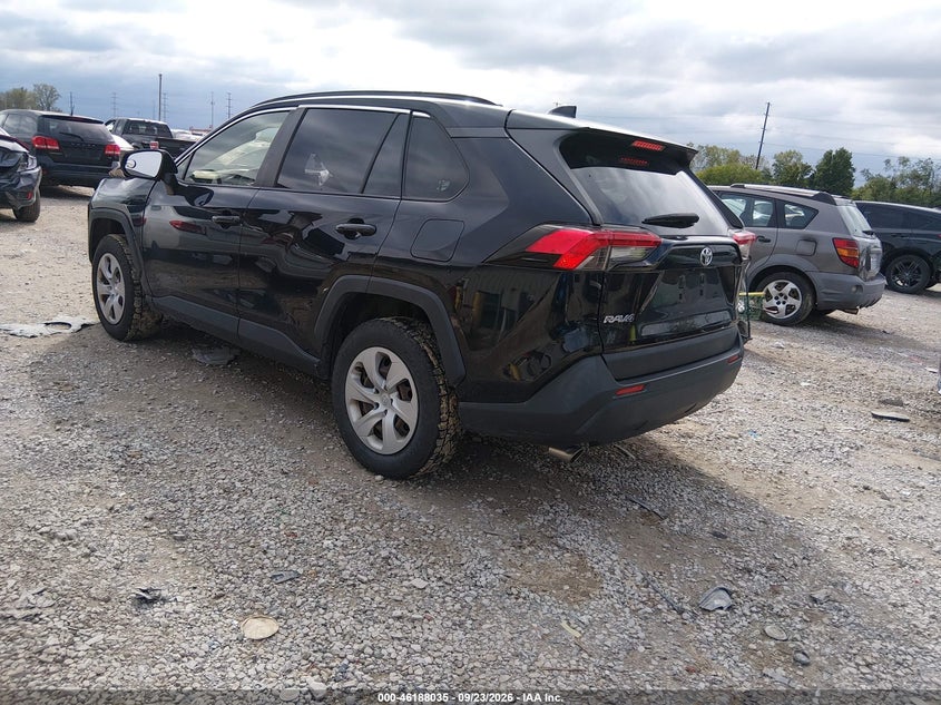 Vin: jtmf1rfv6kd004144, lot: 46687919, toyota rav4 le 20193