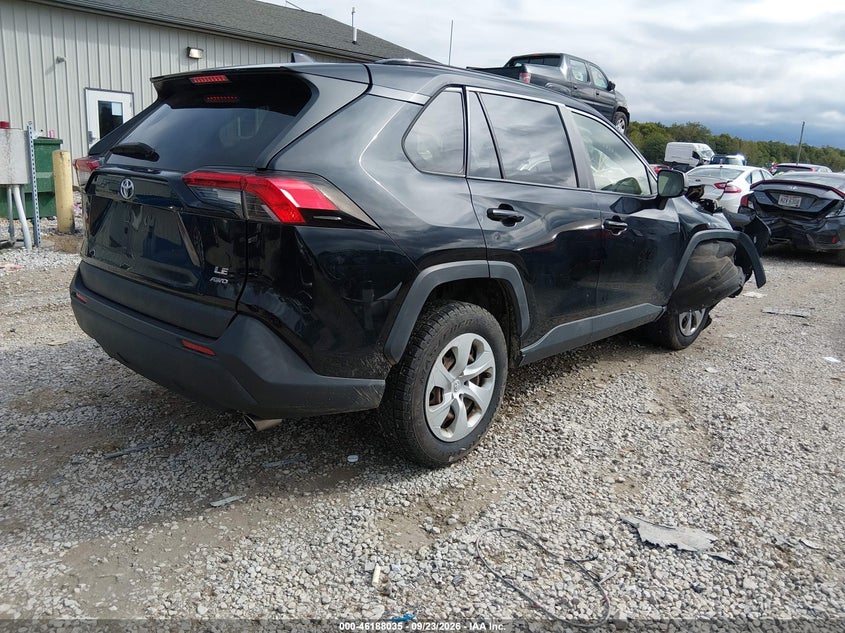 Vin: jtmf1rfv6kd004144, lot: 46687919, toyota rav4 le 20194