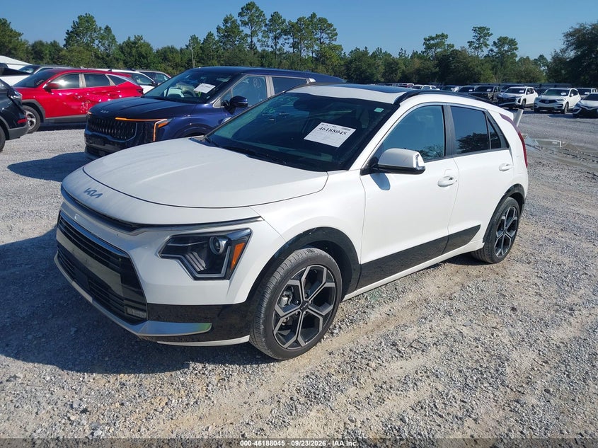 Vin: kndcr3le4p5048500, lot: 46687929, kia niro ex touring 20232