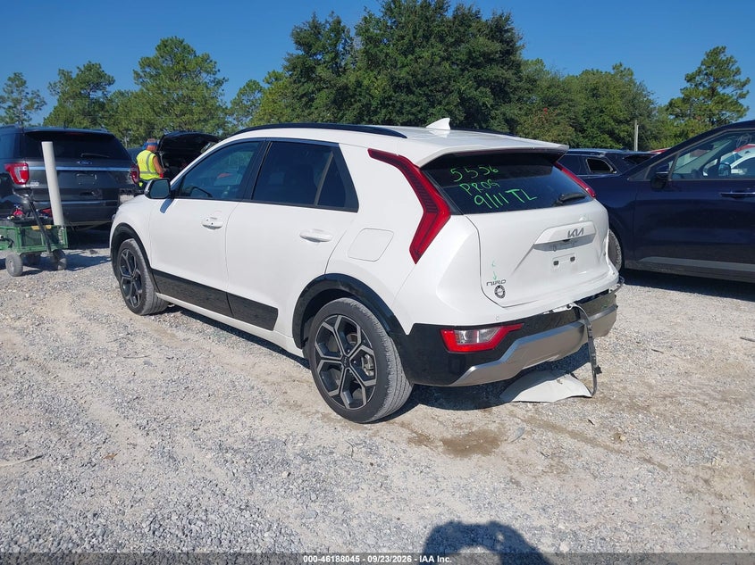 Vin: kndcr3le4p5048500, lot: 46687929, kia niro ex touring 20233