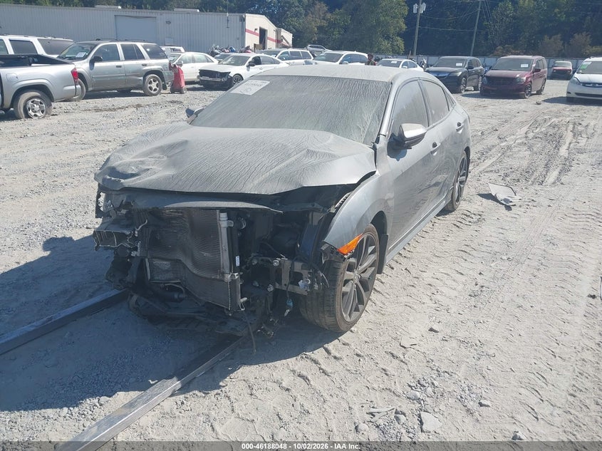 Vin: shhfk7h4xlu208542, lot: 46687932, honda civic sport 20202