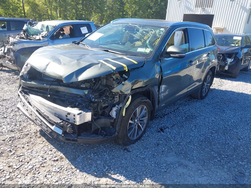 Vin: 5tdjgrfh4ks064611, lot: 46687957, toyota highlander hybrid xle 20192