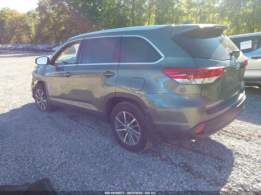 Vin: 5tdjgrfh4ks064611, lot: 46687957, toyota highlander hybrid xle 20193