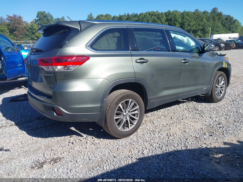 Vin: 5tdjgrfh4ks064611, lot: 46687957, toyota highlander hybrid xle 20194