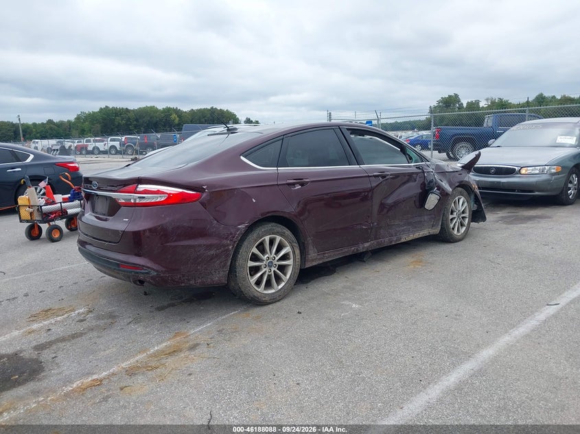 Vin: 3fa6p0h72hr108631, lot: 46687972, ford fusion se 20174