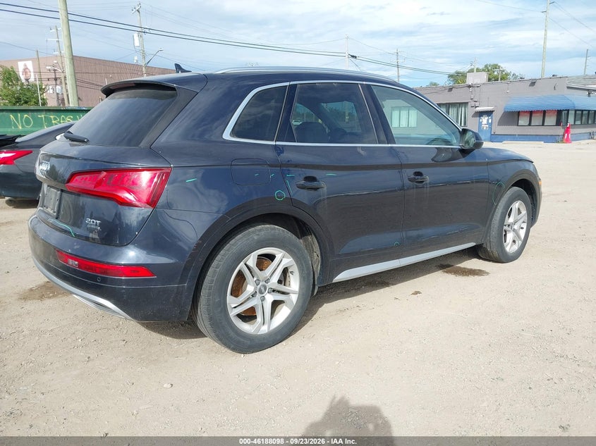 Vin: wa1bnafy7j2201875, lot: 46687982, audi q5 2.0t premium/2.0t tech premium 20184