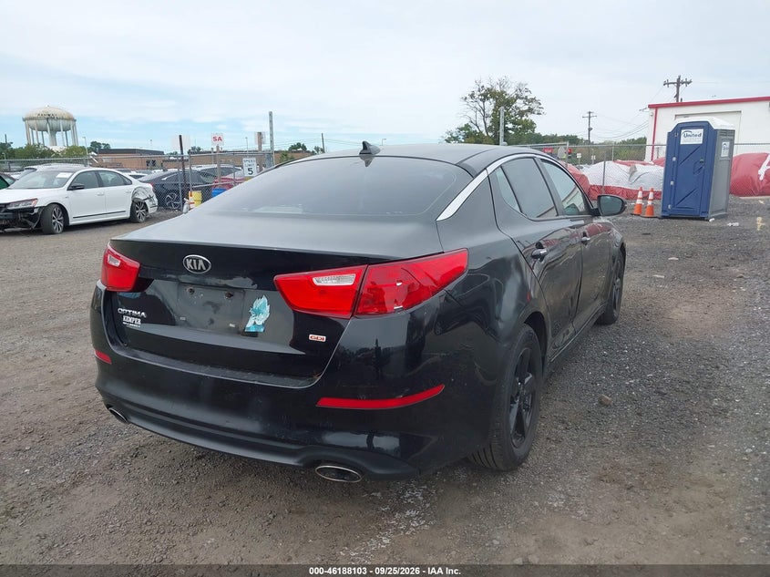 Vin: 5xxgm4a76fg507465, lot: 46687987, kia optima lx 20154