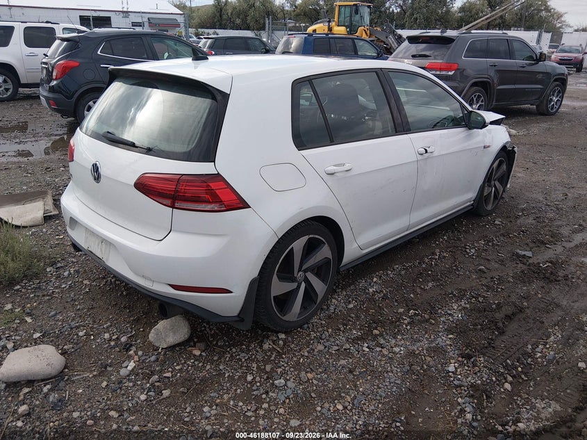Vin: 3vw447au1jm265232, lot: 46687991, volkswagen golf gti 2.0t autobahn/2.0t s/2.0t se 20184