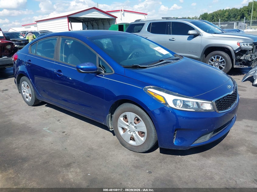 Vin: 3kpfk4a75je257977, lot: 46688001, kia forte lx 20181