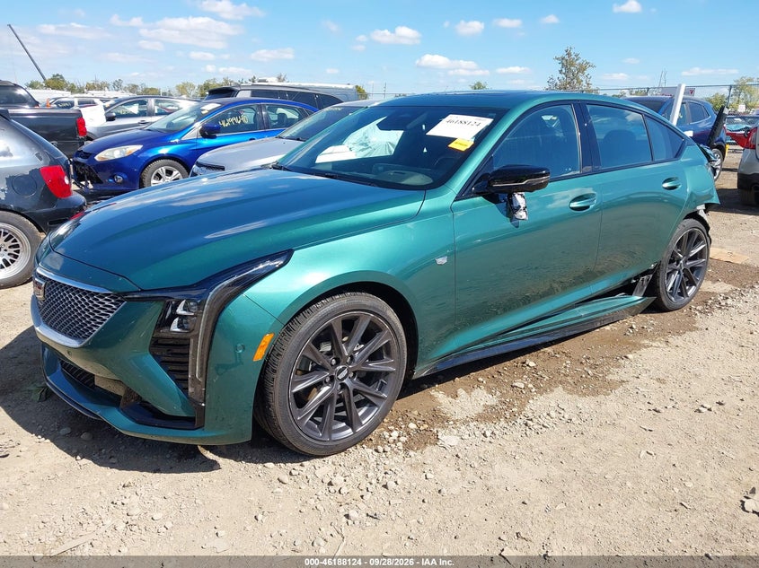 2025 Cadillac Ct5 Sport Rwd, Удар сзади, IAAI, VIN 1G6DU5RKXS0103231 — фото 2