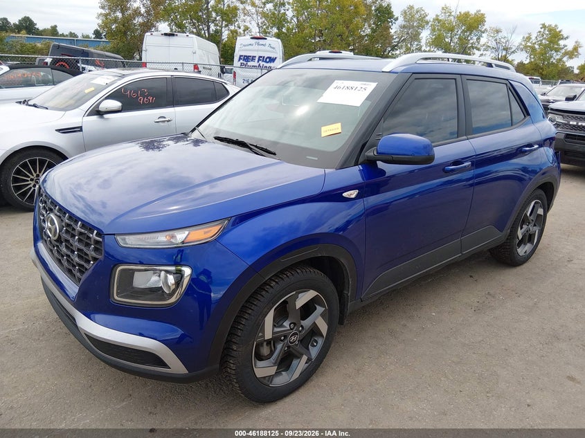 Vin: kmhrc8a35pu258373, lot: 46688009, hyundai venue sel 20232