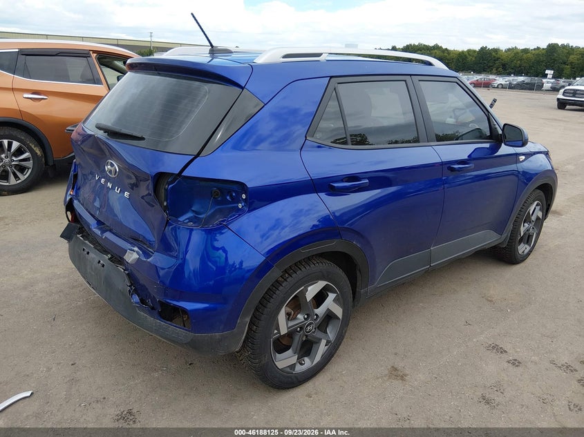 Vin: kmhrc8a35pu258373, lot: 46688009, hyundai venue sel 20234