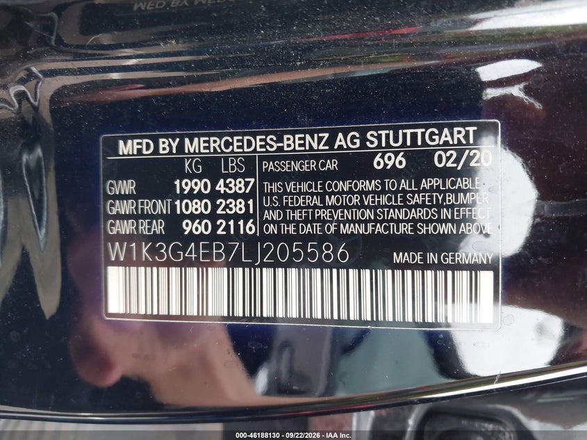 2020 MERCEDES-BENZ A 220 · Фото 9