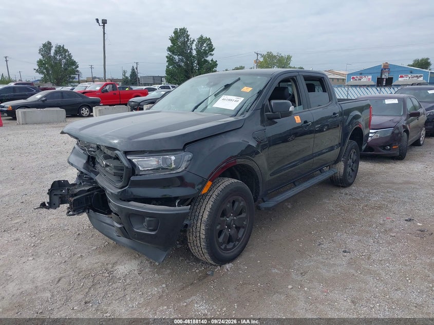 Vin: 1fter4fh6mld58392, lot: 46688024, ford ranger lariat 20212