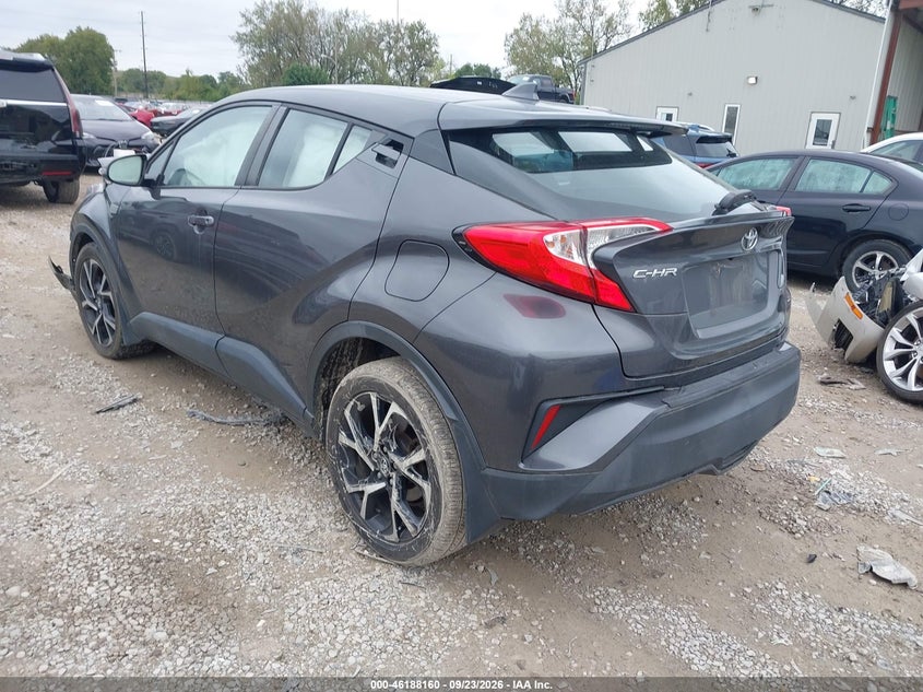 Vin: nmtkhmbx1jr021407, lot: 46688043, toyota c-hr xle 20183