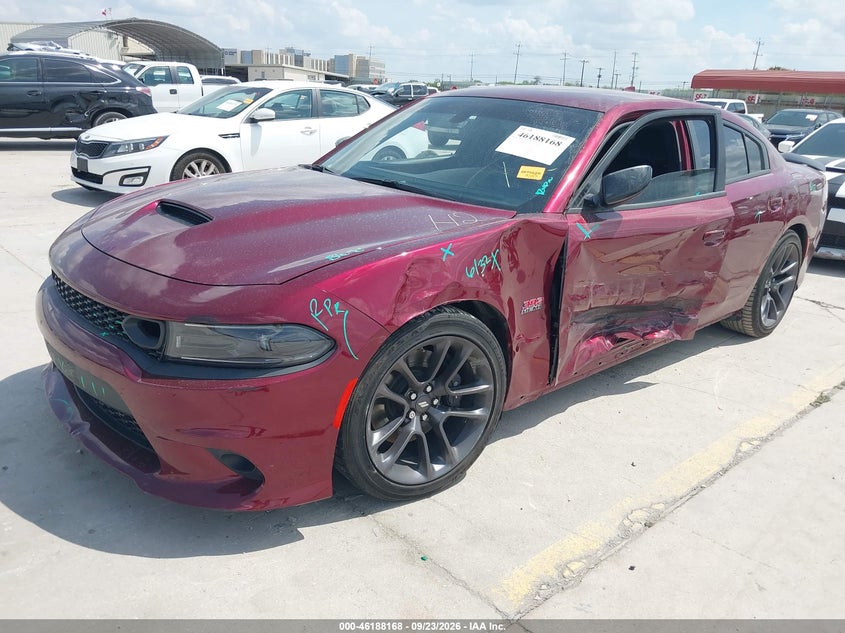 Vin: 2c3cdxgj2ph525242, lot: 46688051, dodge charger scat pack 20232