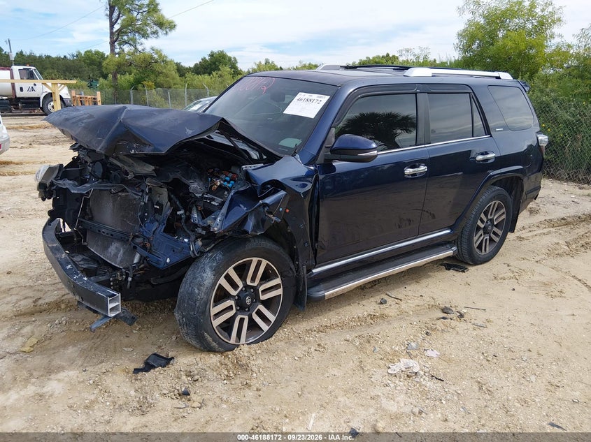 Vin: jtebu5jr8g5302880, lot: 46688056, toyota 4runner limited 20162