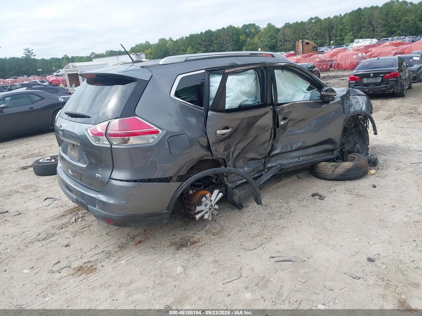 Vin: 5n1at2mt5gc849248, lot: 46688068, nissan rogue s/sl/sv 20164