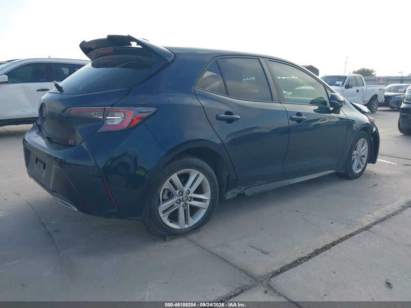 Vin: jtnb4mbe7m3118995, lot: 46688088, toyota corolla se 20214