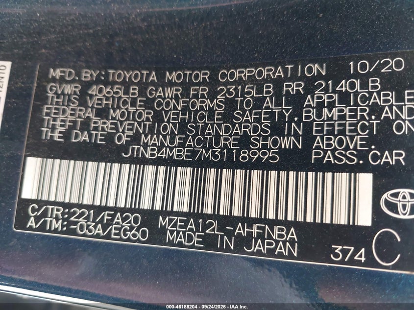 TOYOTA COROLLA - zdjęcie 9