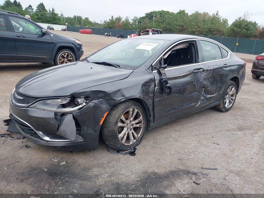 Vin: 1c3cccab1fn526773, lot: 46688096, chrysler 200 limited 20152