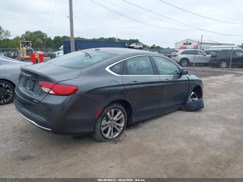 Vin: 1c3cccab1fn526773, lot: 46688096, chrysler 200 limited 20154