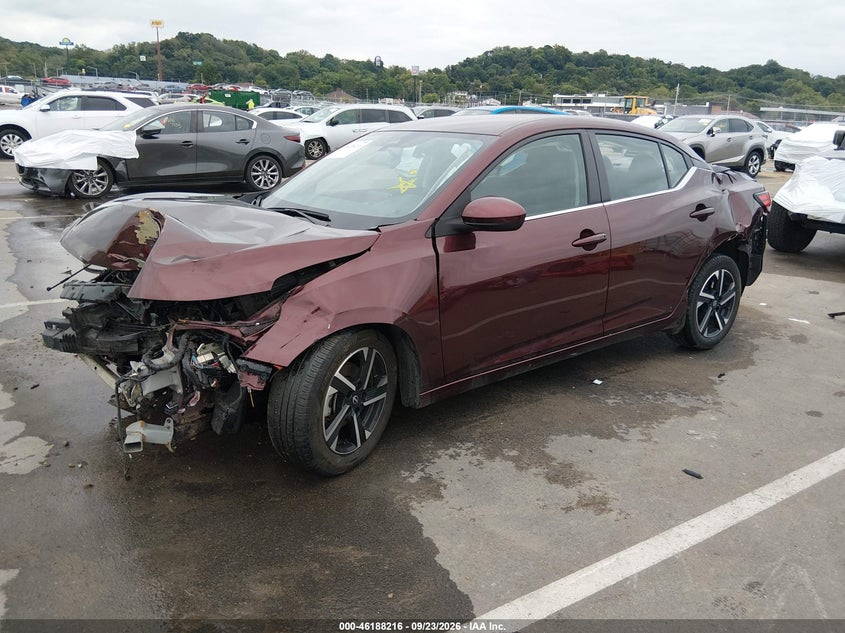 Vin: 3n1ab8cv5sy260488, lot: 46688100, nissan sentra sv 20252