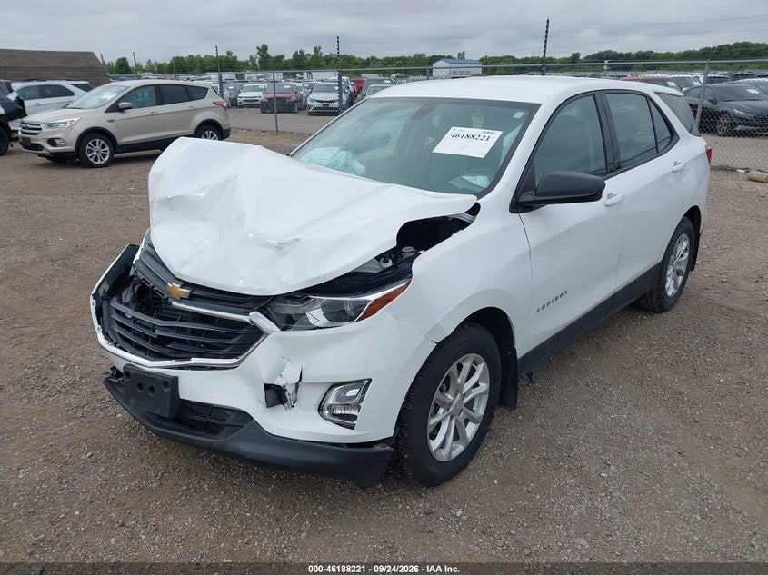 Vin: 2gnaxhevxj6338377, lot: 46688105, chevrolet equinox ls 20182