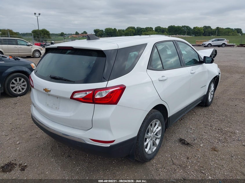 Vin: 2gnaxhevxj6338377, lot: 46688105, chevrolet equinox ls 20184
