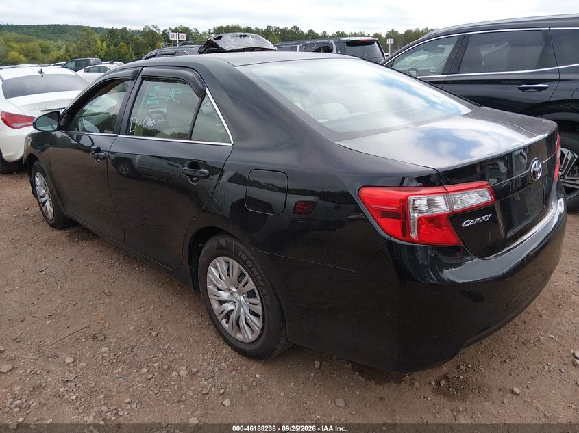 Vin: 4t1bf1fk4eu779257, lot: 46688122, toyota camry l 20143