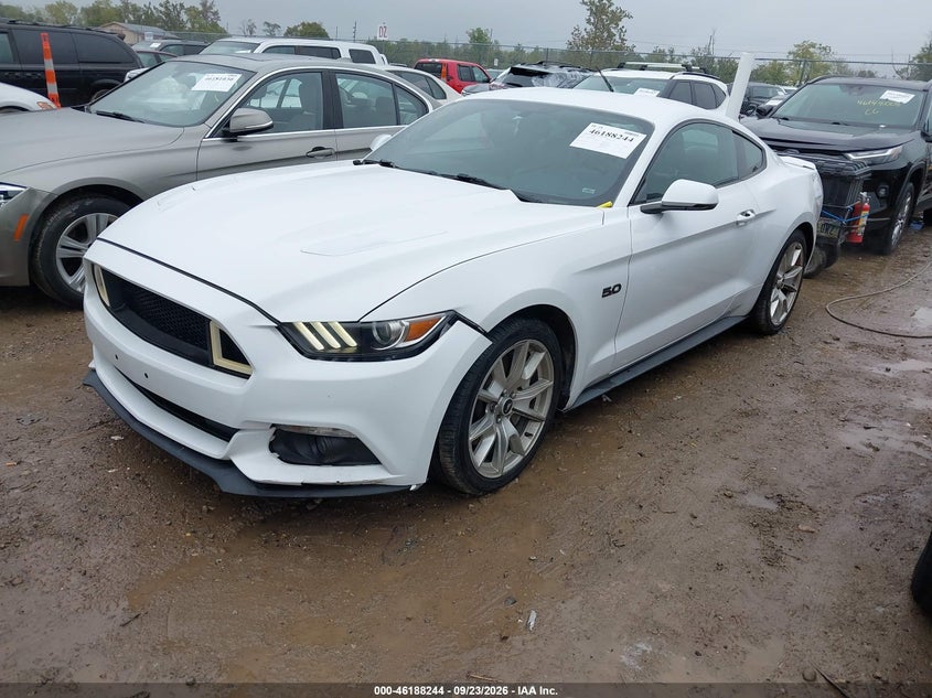 Vin: 1fa6p8cf0f5362111, lot: 46688128, ford mustang gt premium 20152