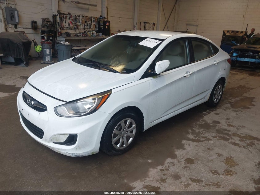 Vin: kmhct4aexdu367410, lot: 46688172, hyundai accent gls 20132