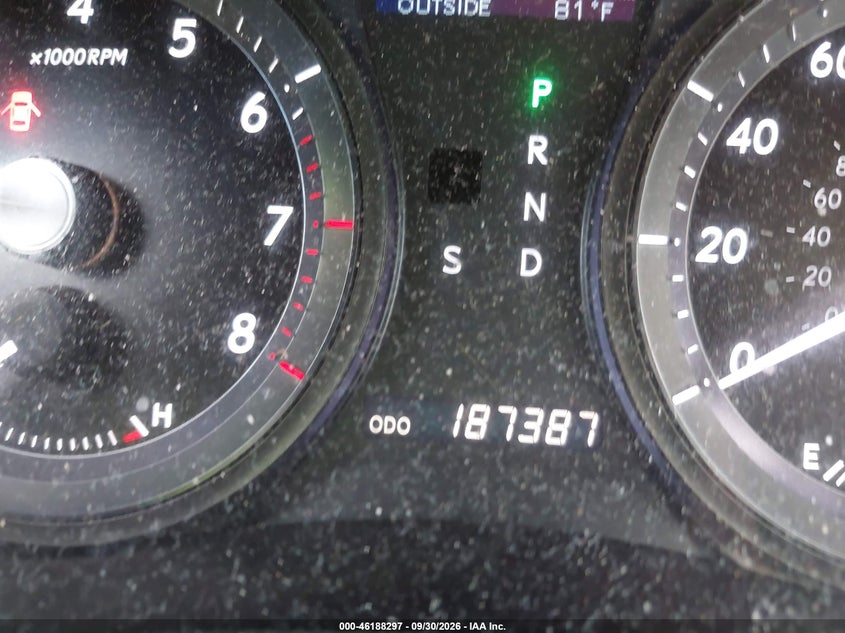 LEXUS ES 350 2008 VIN JTHBJ46G782262341