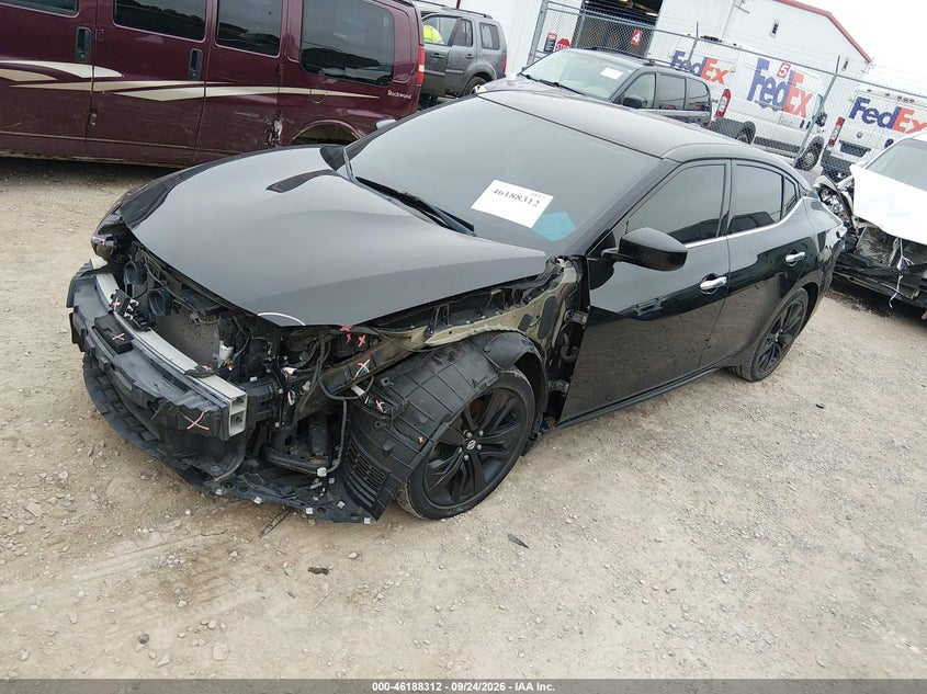 Vin: 1n4aa6av7kc381416, lot: 46688196, nissan maxima 3.5 s 20192