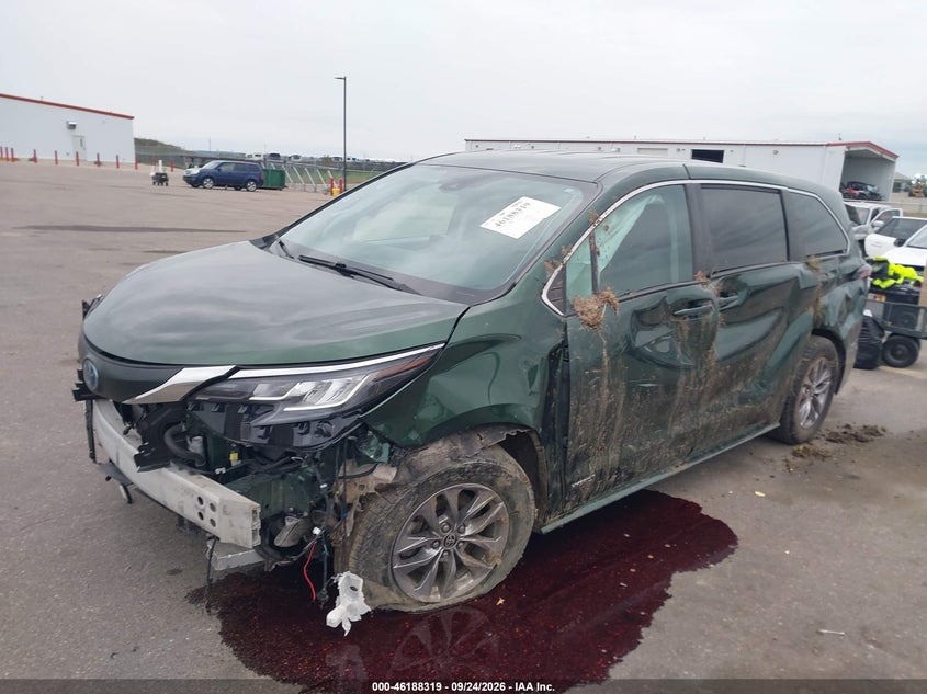 Vin: 5tdkrkec7ms022531, lot: 46688203, toyota sienna le 20212