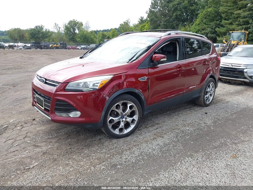 Vin: 1fmcu0j94euc90740, lot: 46688272, ford escape titanium 20142