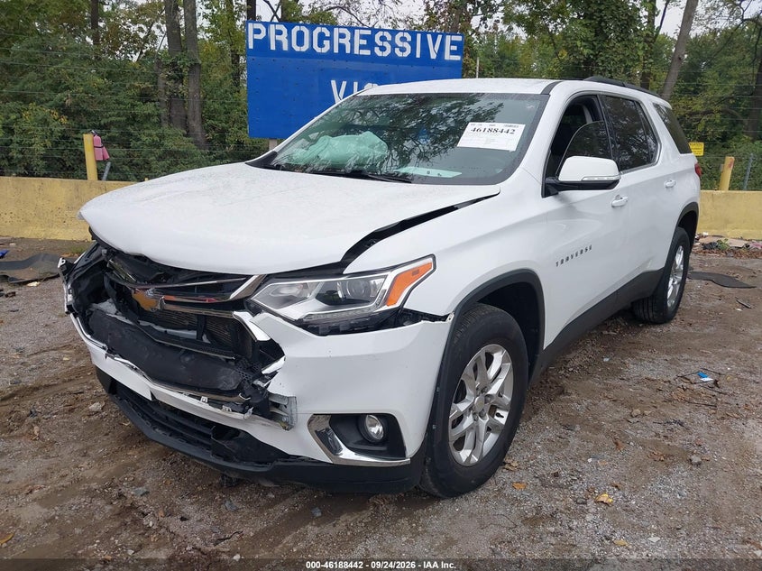 Vin: 1gnergkw9lj263017, lot: 46688326, chevrolet traverse fwd lt cloth 20202