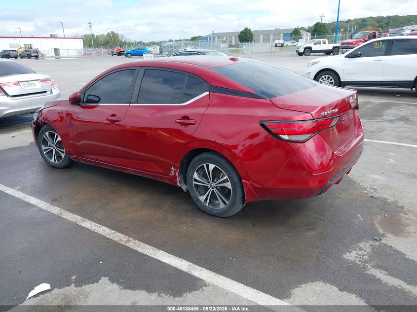 Vin: 3n1ab8cv8py266129, lot: 46688340, nissan sentra sv xtronic cvt 20233