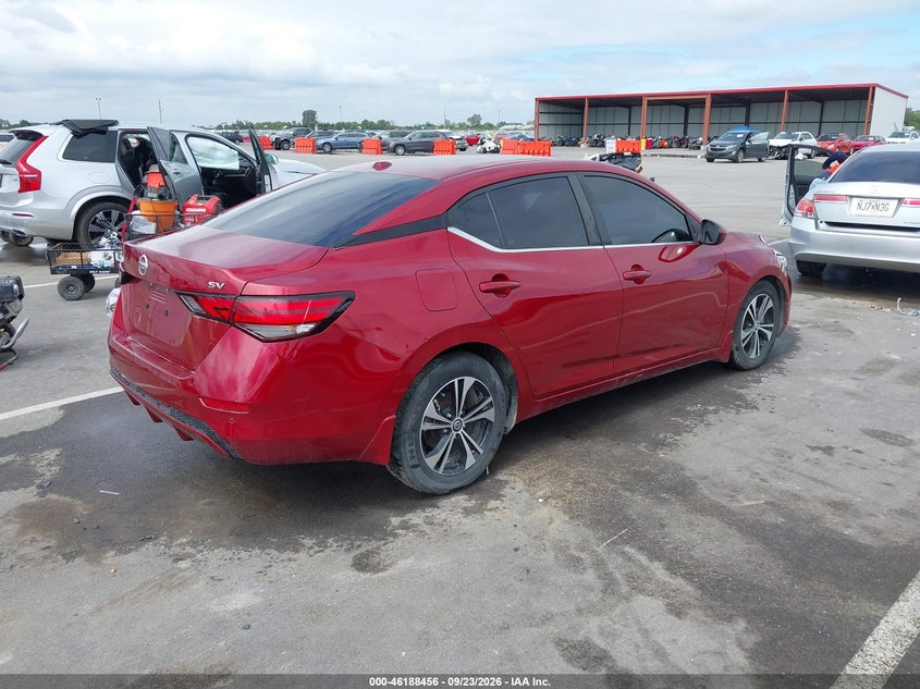 Vin: 3n1ab8cv8py266129, lot: 46688340, nissan sentra sv xtronic cvt 20234