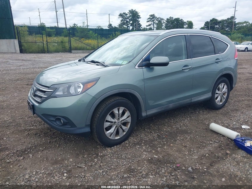 Vin: 2hkrm4h78ch612023, lot: 46688352, honda cr-v ex-l 20122