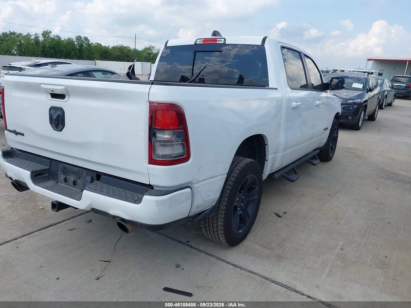 Vin: 1c6rreft5nn275098, lot: 46688370, ram 1500 lone star  4x2 5'7 box 20224