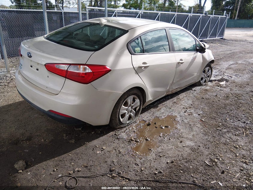 Vin: knafk4a66f5339532, lot: 46688385, kia forte lx 20154