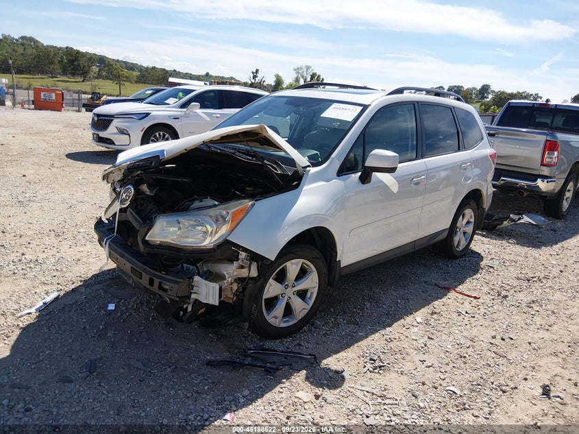 Vin: jf2sjadc7gh525005, lot: 46688406, subaru forester 2.5i premium 20162