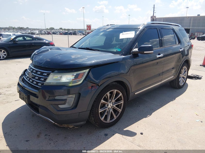 Vin: 1fm5k7fhxhga11222, lot: 46688456, ford explorer limited 20172