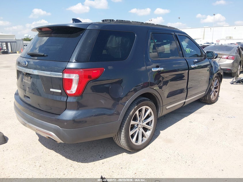 Vin: 1fm5k7fhxhga11222, lot: 46688456, ford explorer limited 20174