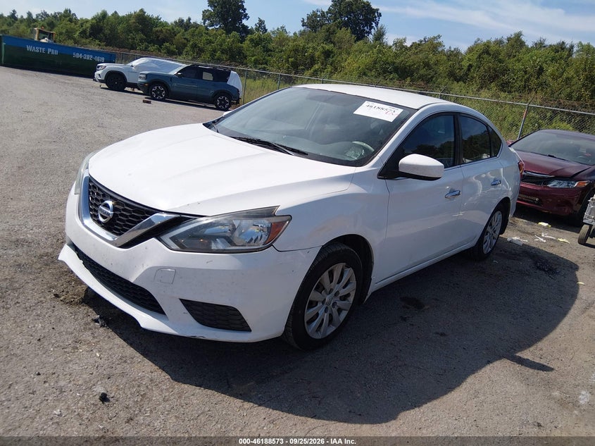 2017 Nissan Sentra, Удар ззаду, IAAI, VIN 3N1AB7AP0HY278100 — фото 2