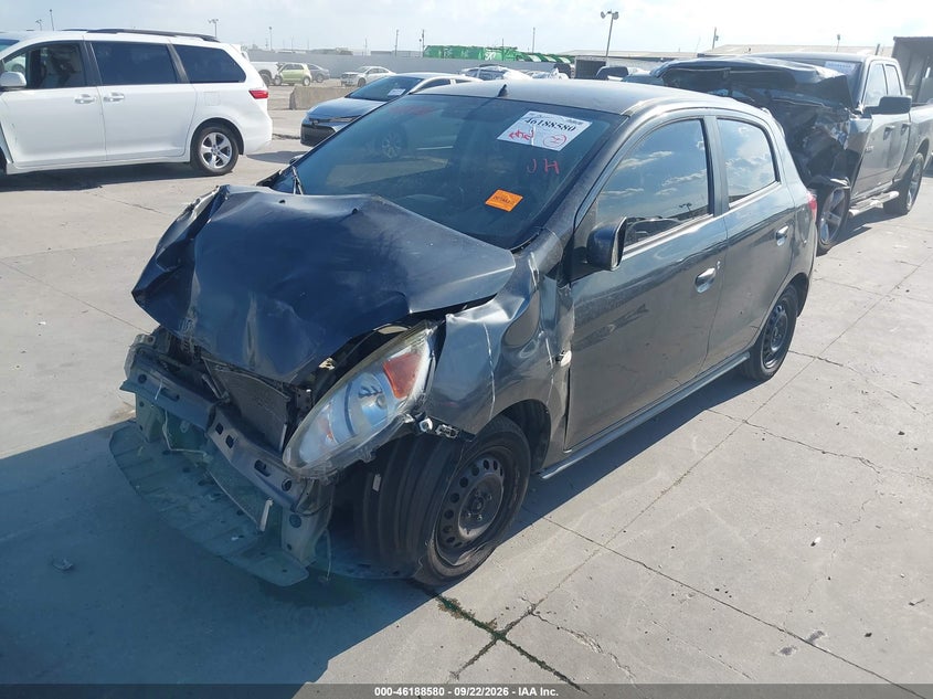 Vin: ml32a3hj5eh009387, lot: 46688464, mitsubishi mirage de 20142